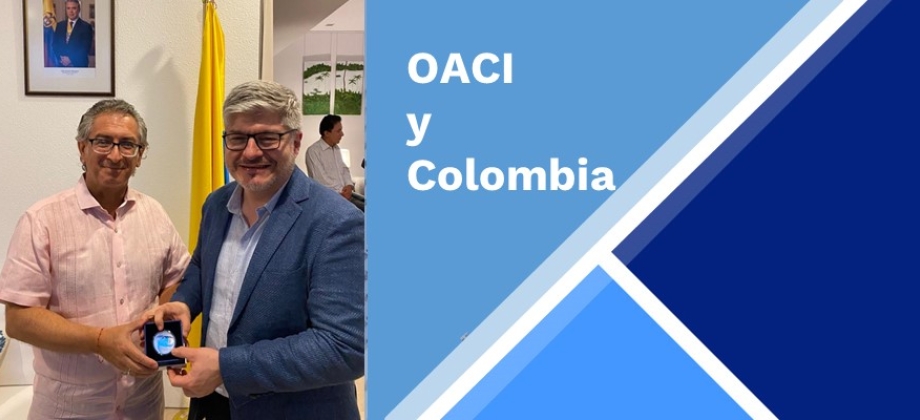 Diálogo entre del Secretario General de la OACI y el Embajador de Colombia en Singapur