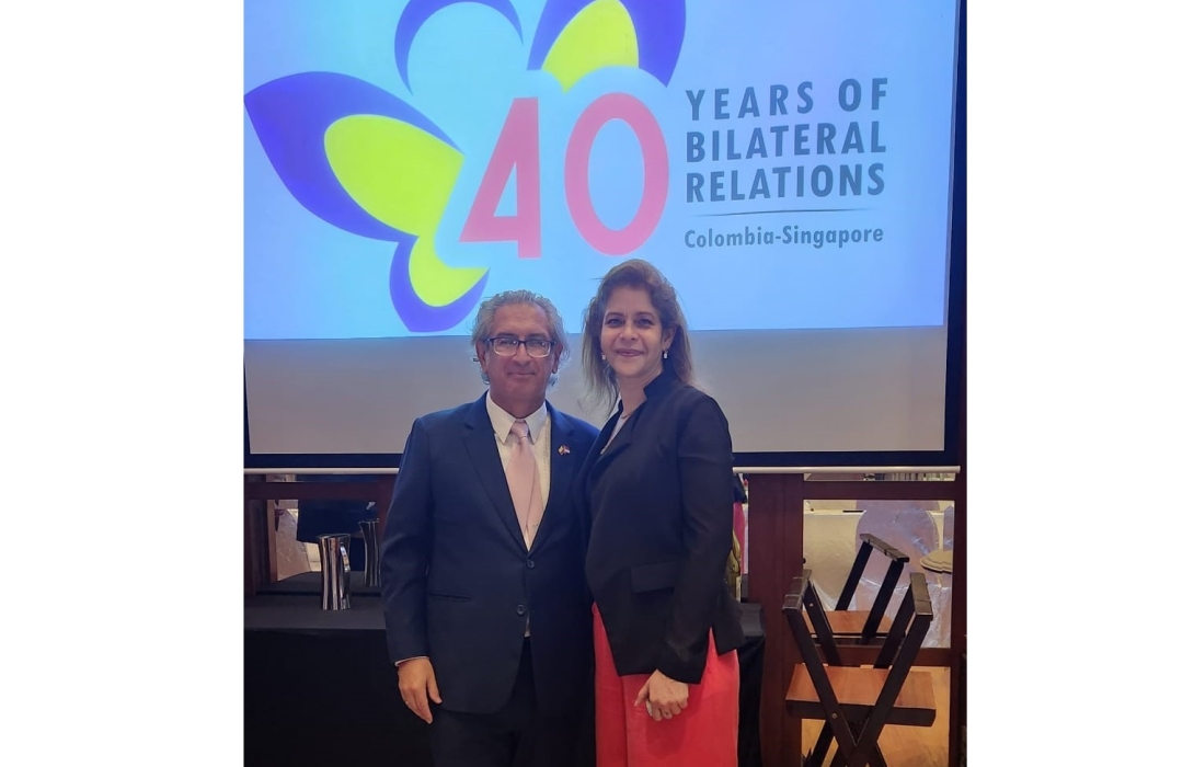 La Embajada de Colombia celebra el 40 aniversario del establecimiento de relaciones diplomáticas con Singapur