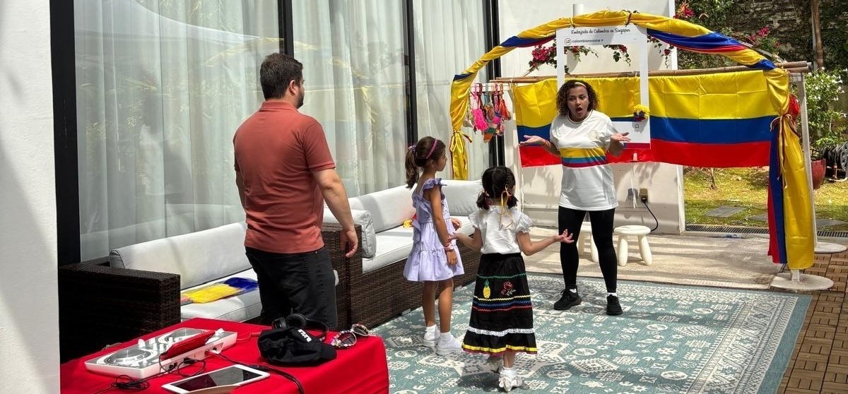 Club de amiguitos de Colombia en Singapur realizó dos jornadas de actividades en octubre 2024