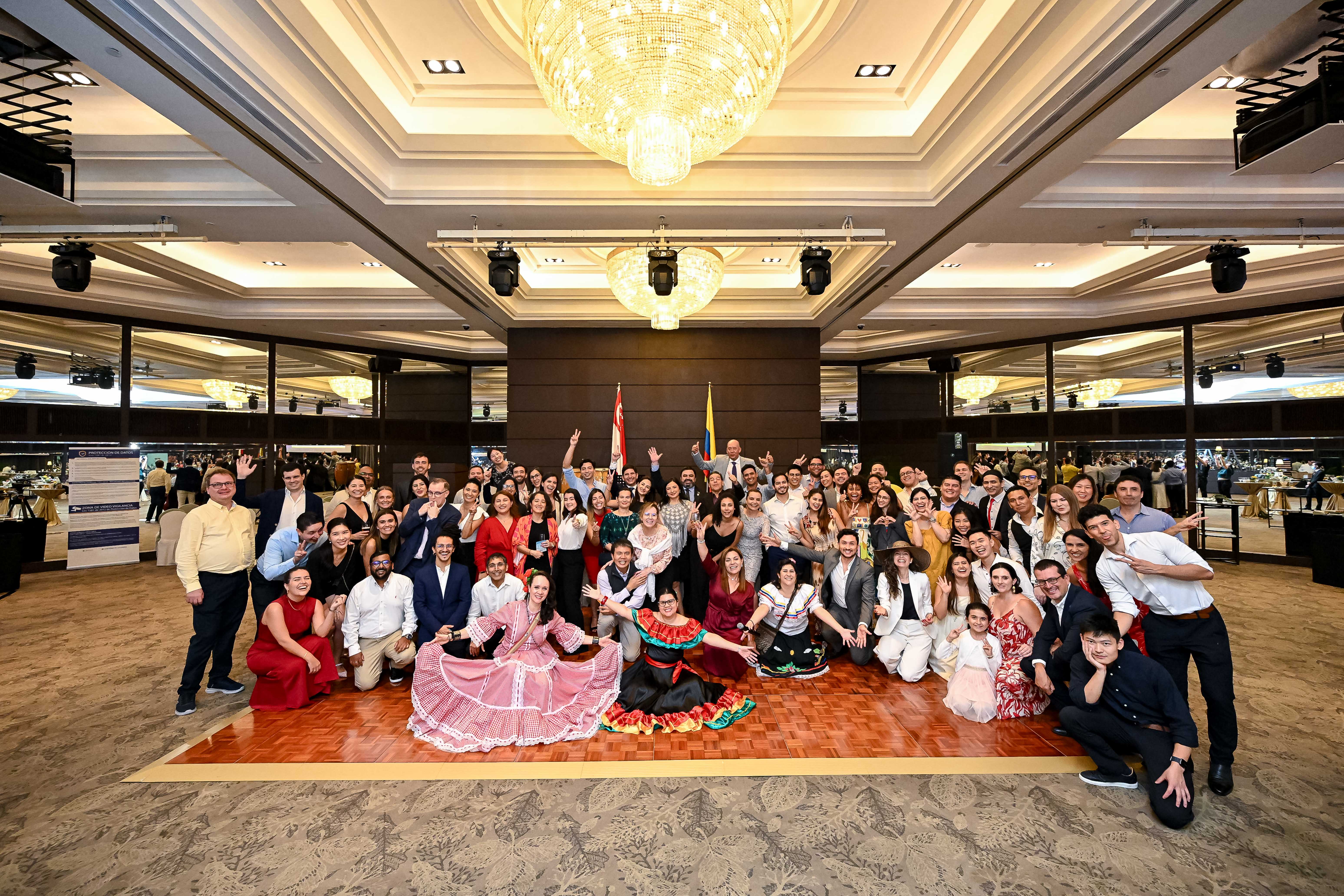 Celebración de Día Nacional de Colombia en Singapur