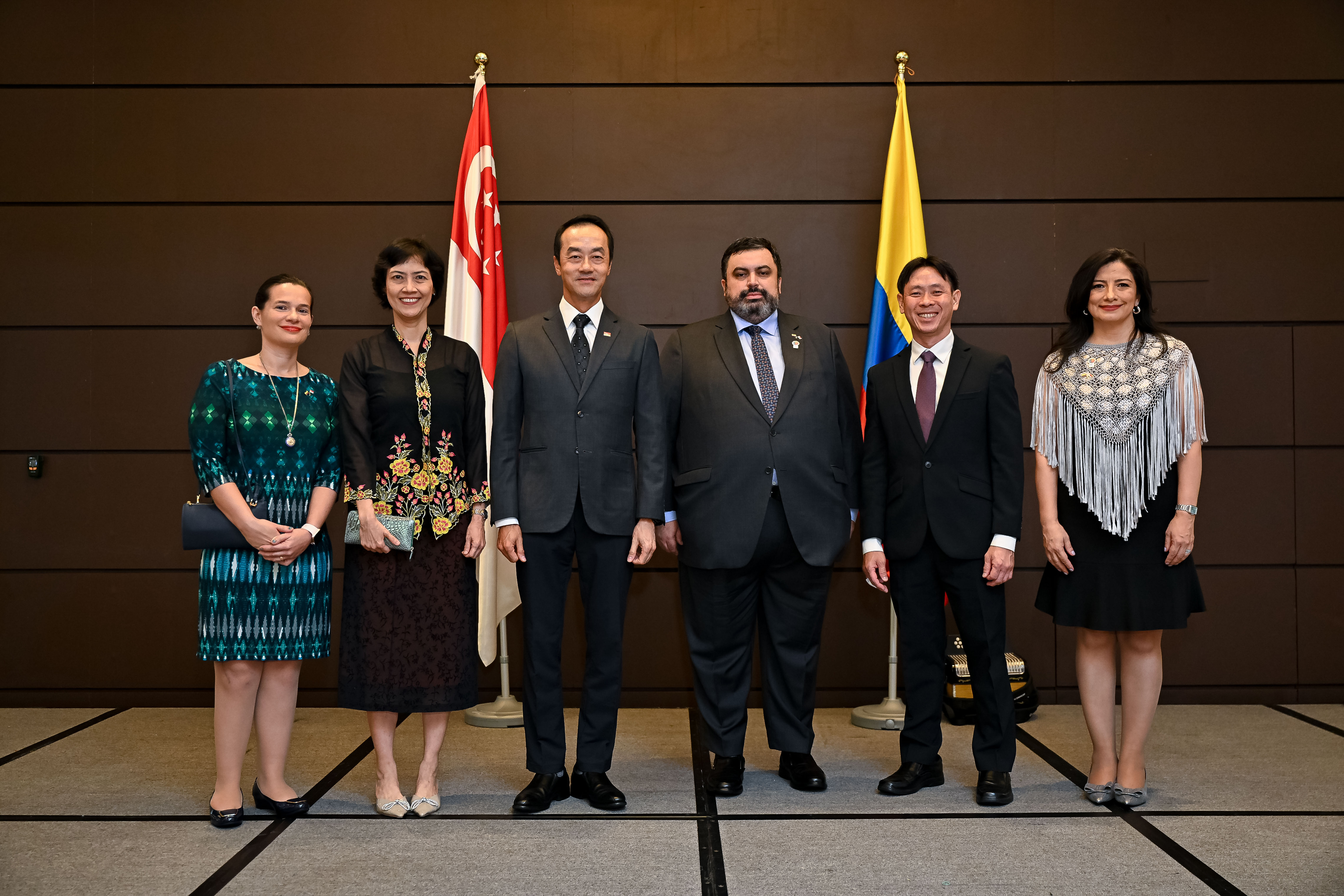 Celebración de Día Nacional de Colombia en Singapur