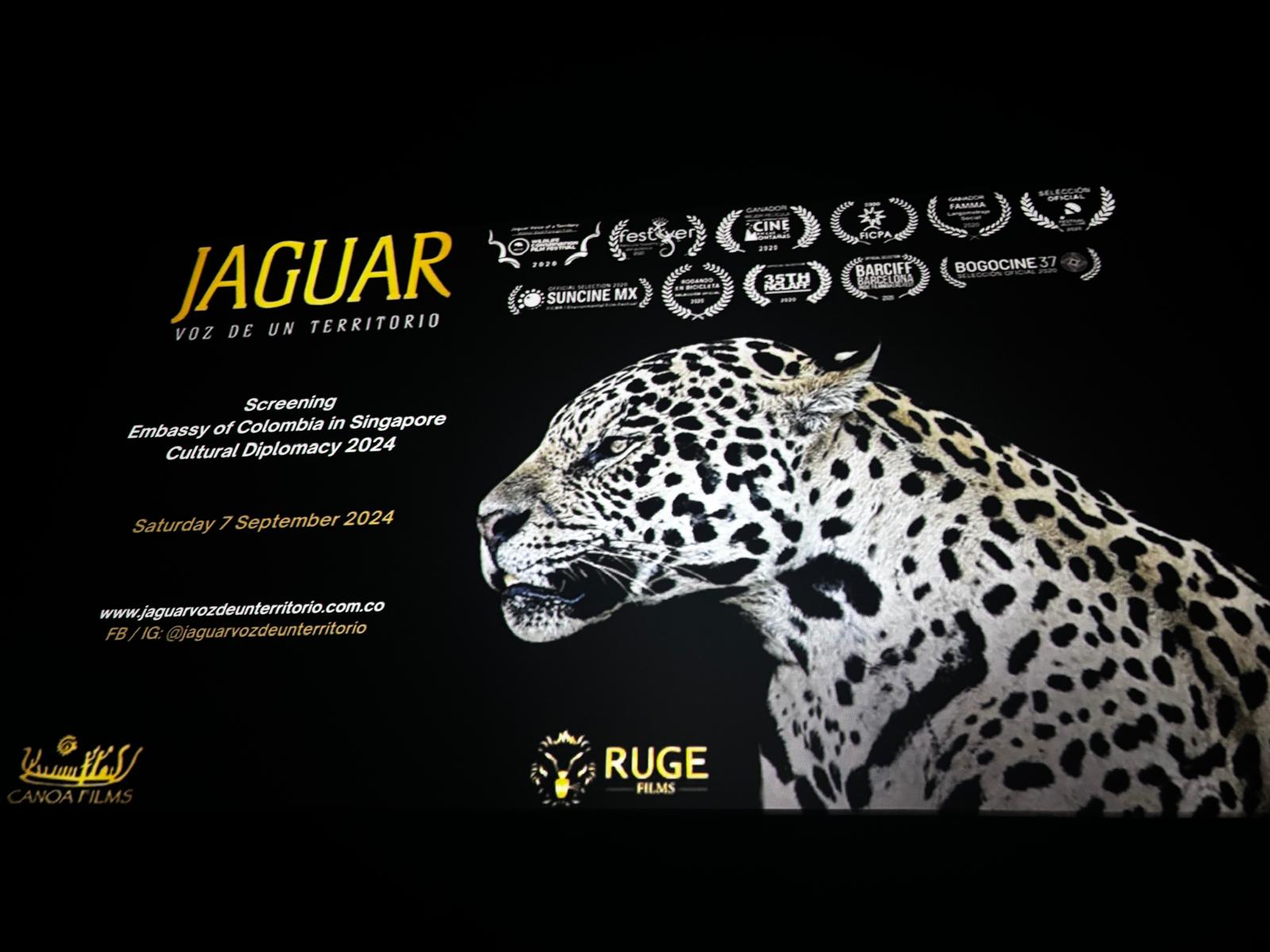 El documental del Jaguar ruge en Singapur