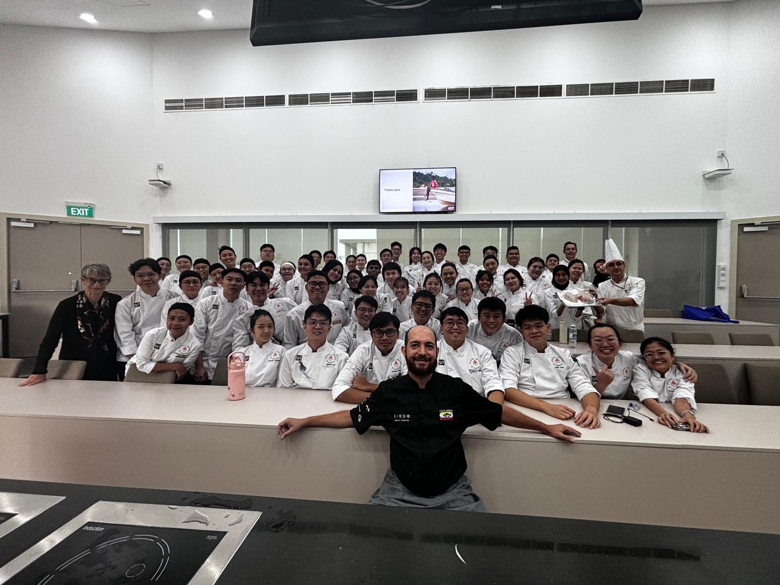 Los asistentes a la Clase Magistral del Chef Alex Nessim