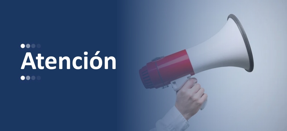 El martes 17 y miércoles 18 de febrero de 2026, la Embajada de Colombia en Singapur y su Sección Consular no prestarán atención al público