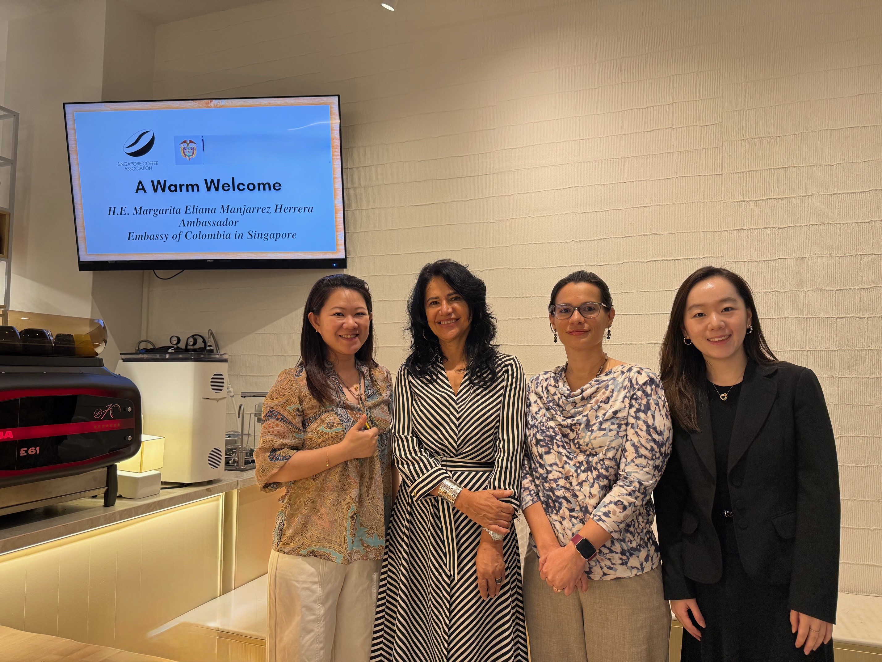 Actividades de la Embajada de Colombia con la Asociación de Café de Singapur para el 2026
