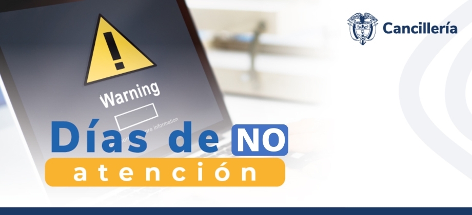 Embajada de Colombia en Singapur y su sección consular no tendrán atención al público el 1 de septiembre de 2023