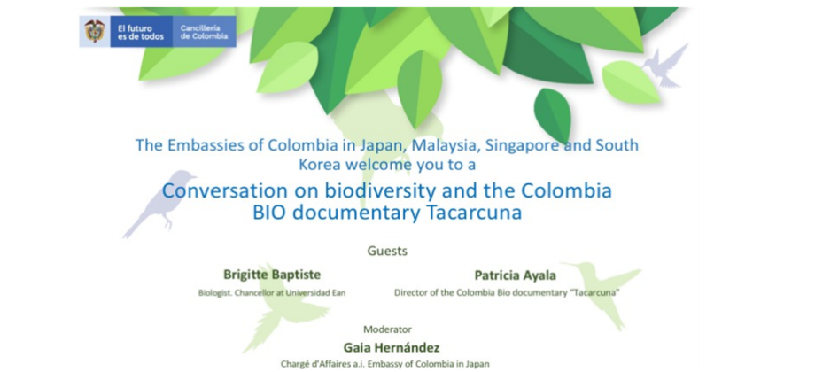 Embajadas de Colombia en Corea, Japón, Malasia y Singapur llevaron a cabo conversatorio virtual en el marco de la conmemoración del Día Mundial del Medio Ambiente