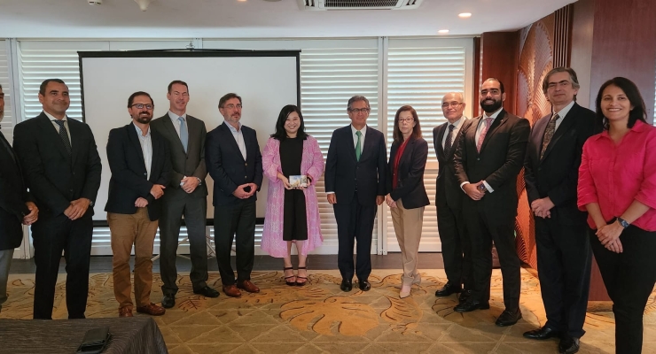 Encuentro de Embajadores latinoamericanos y Parlamentaria de Singapur en la Embajada de Colombia