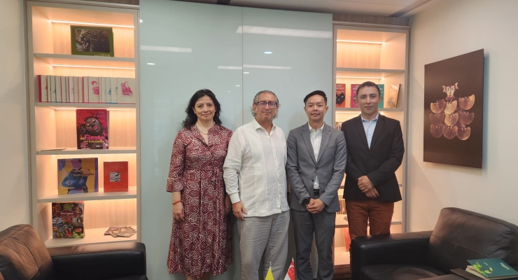 Encuentro con Enterprise Singapore en pro de los exportadores colombianos